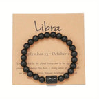 Bracelet de perles à motif du zodiaque