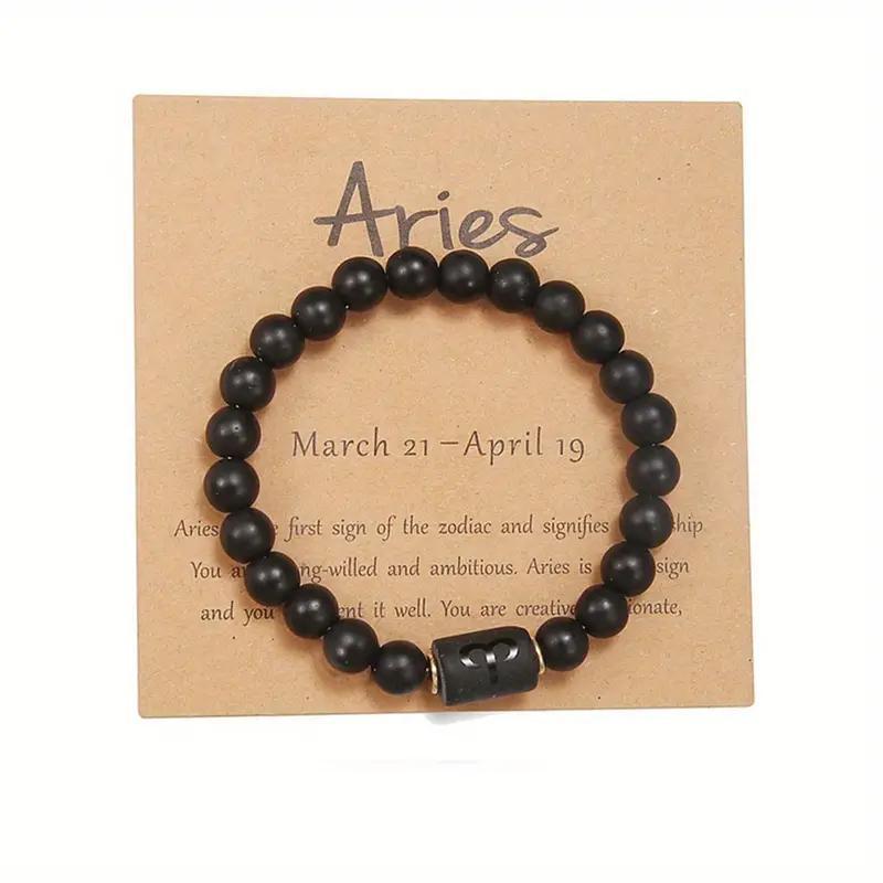 Bracelet de perles à motif du zodiaque