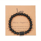 Bracelet de perles à motif du zodiaque