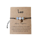 Bracelet de perles à motif du zodiaque