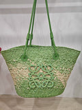 Sac de plage tissé en nylon – plusieurs coloris