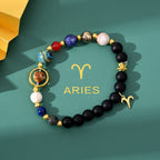 Bracelet de perles à motif du zodiaque