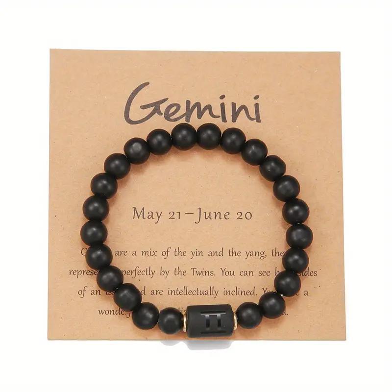 Bracelet de perles à motif du zodiaque