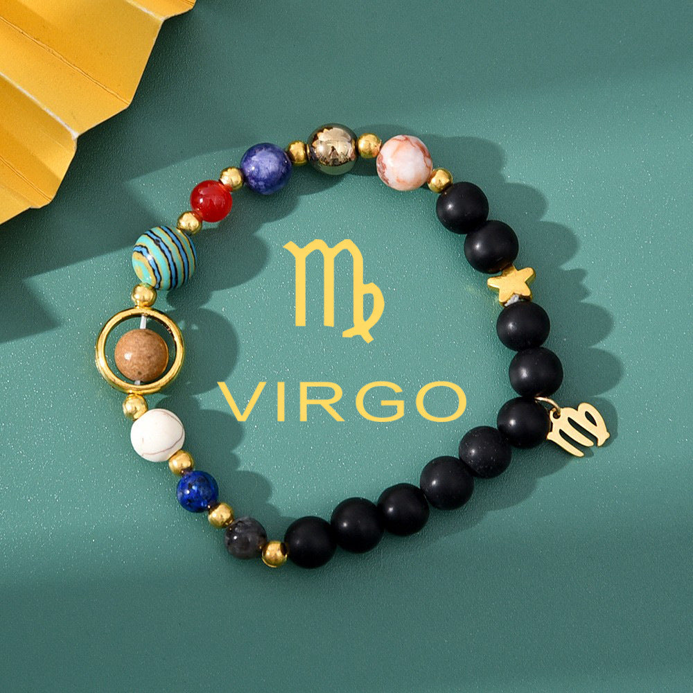 Bracelet de perles à motif du zodiaque