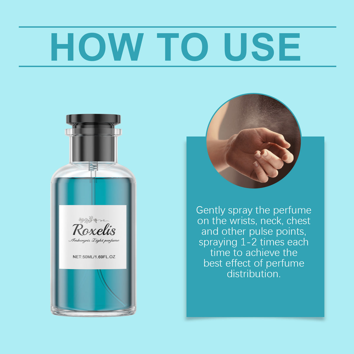 Eau de toilette boisée Roxelis « Ambrosia Wood »