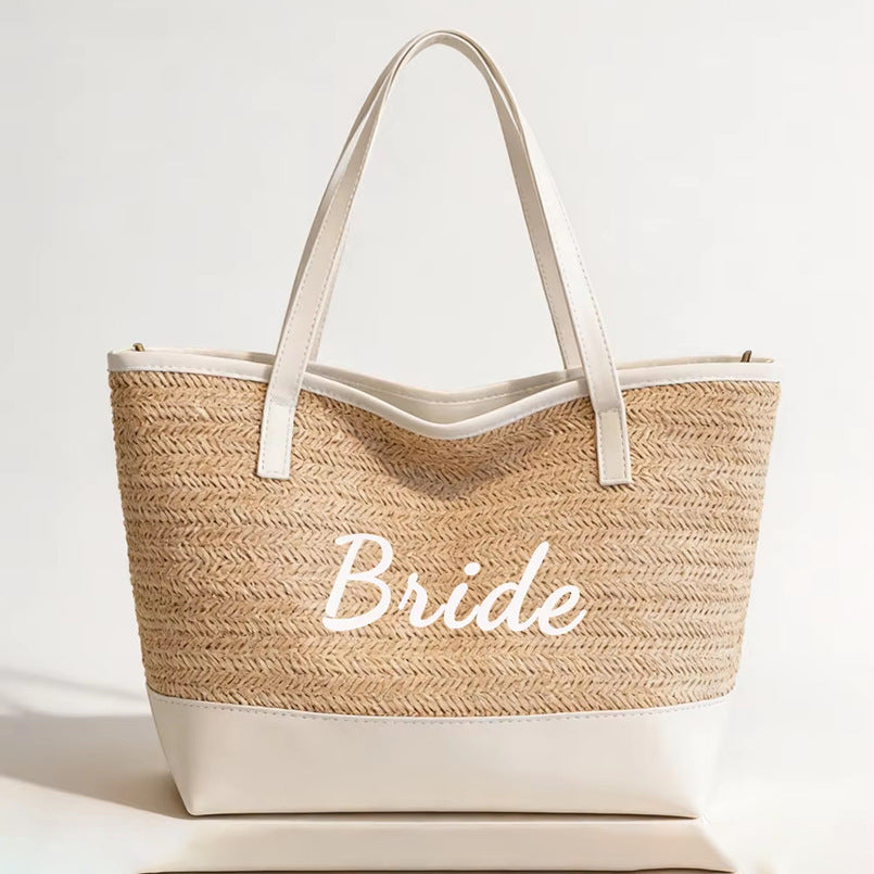 Sac tissé kaki clair