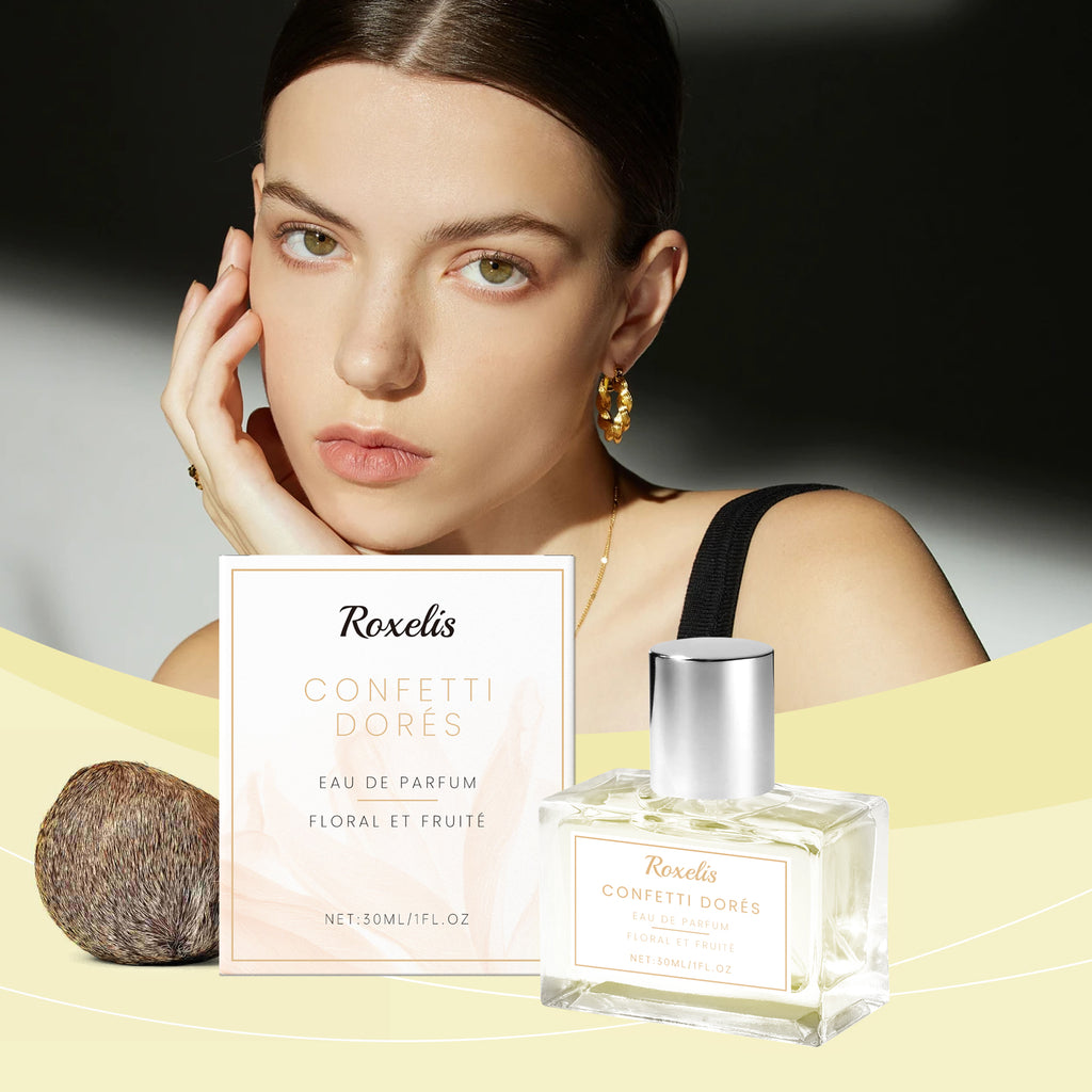 Parfum floral et fruité Roxelis « Dessert fruité »