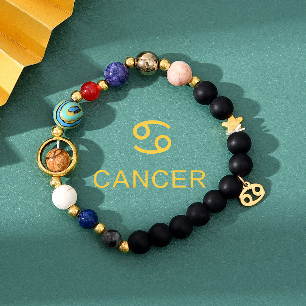 Bracelet de perles à motif du zodiaque