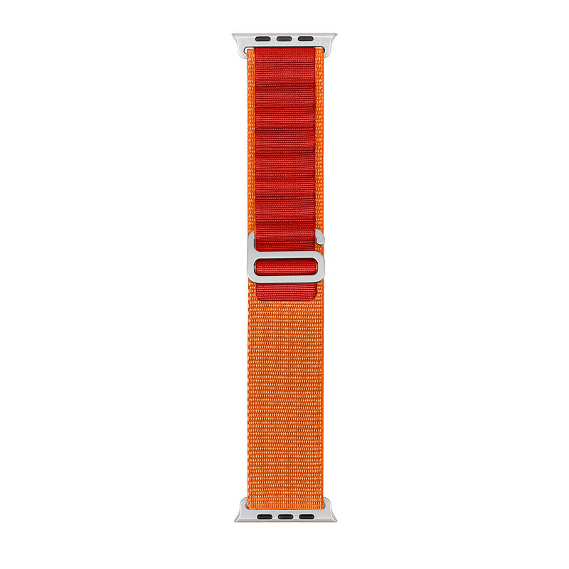 Bracelet de sport en nylon compatible Apple Watch, plusieurs coloris