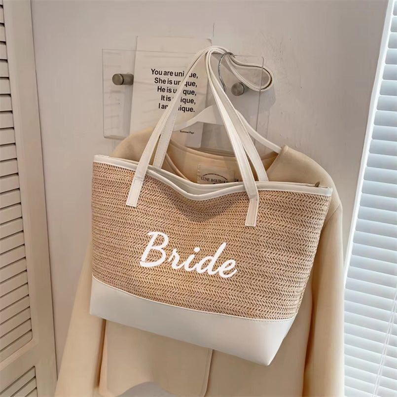 Sac tissé kaki clair