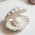 Creative Shell Night Light Bedroom Headlight Nordic Internet Celebrity Girl Heart Dream Pearl Ceramic Light Desktop Decoration - BOSSOUASHOP