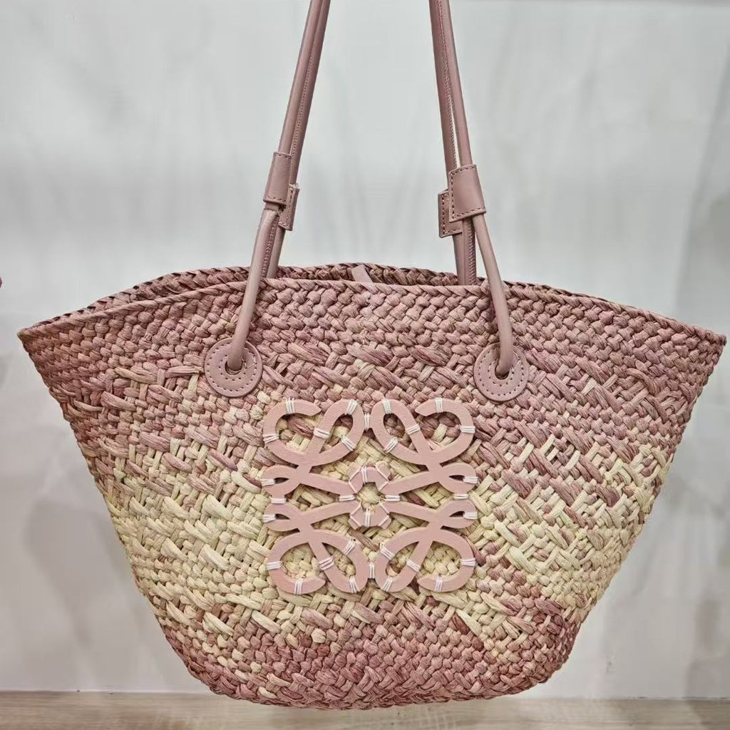 Sac de plage tissé en nylon – plusieurs coloris