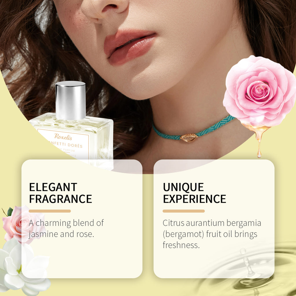 Parfum floral et fruité Roxelis « Dessert fruité »