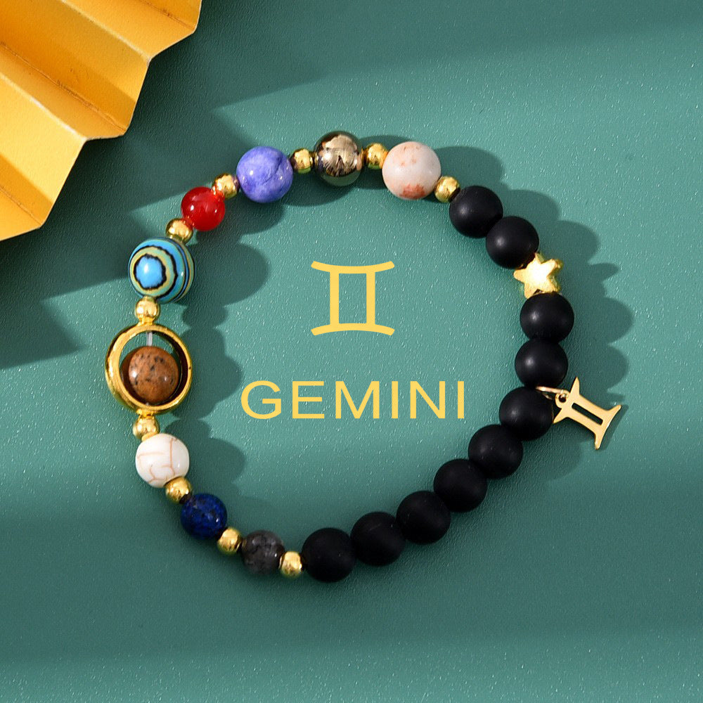 Bracelet de perles à motif du zodiaque