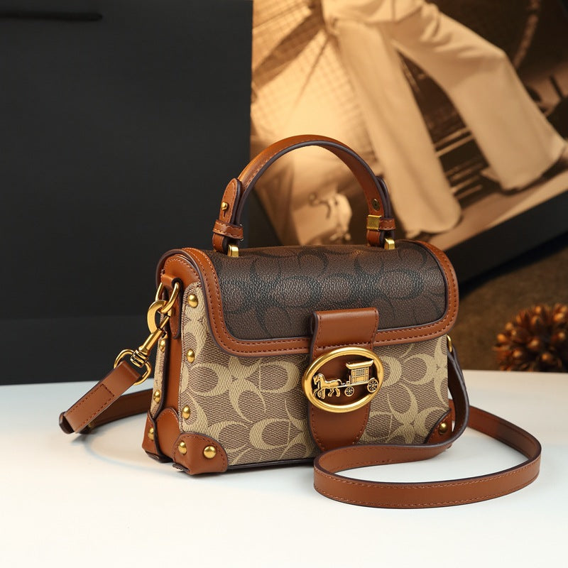 Mini sac à main rectangulaire en simili cuir - BOSSOUASHOP