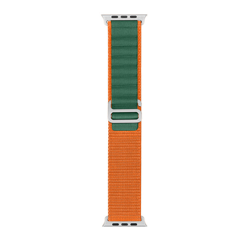 Bracelet de sport en nylon compatible Apple Watch, plusieurs coloris
