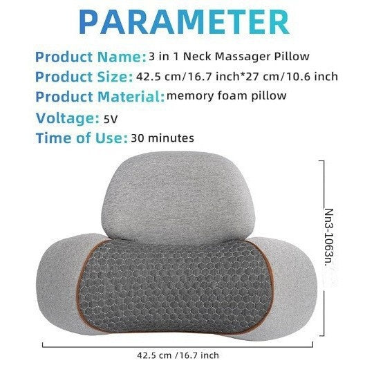 Coussin pour la nuque en mousse à mémoire de forme
