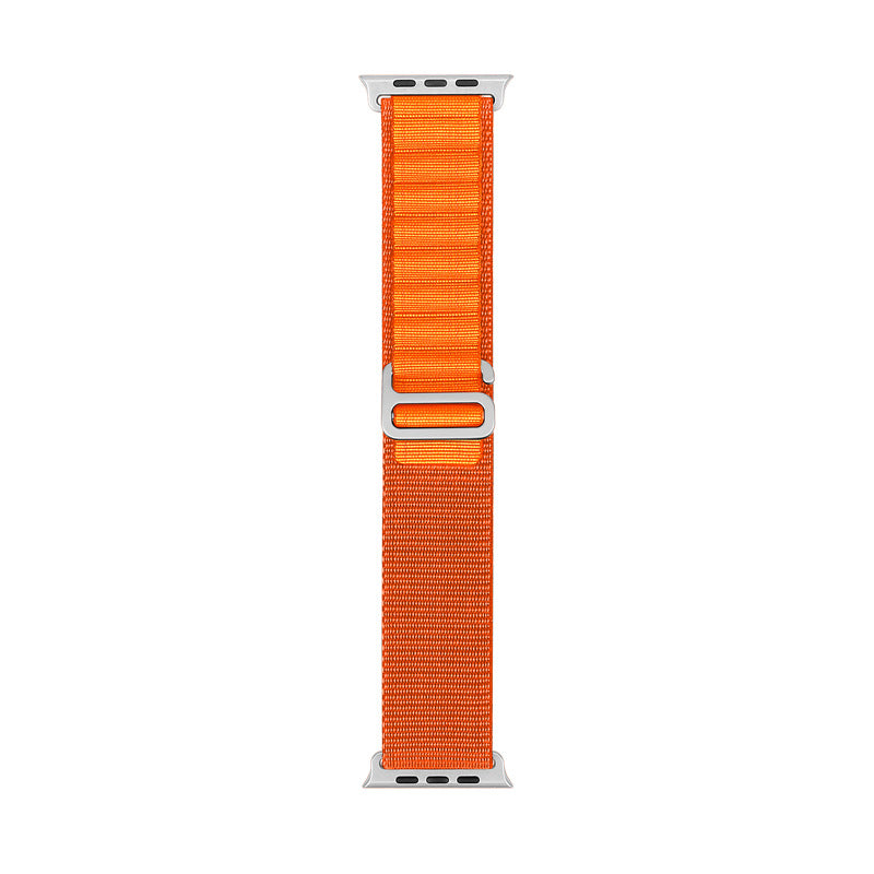 Bracelet de sport en nylon compatible Apple Watch, plusieurs coloris