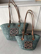 Sac de plage tissé en nylon – plusieurs coloris