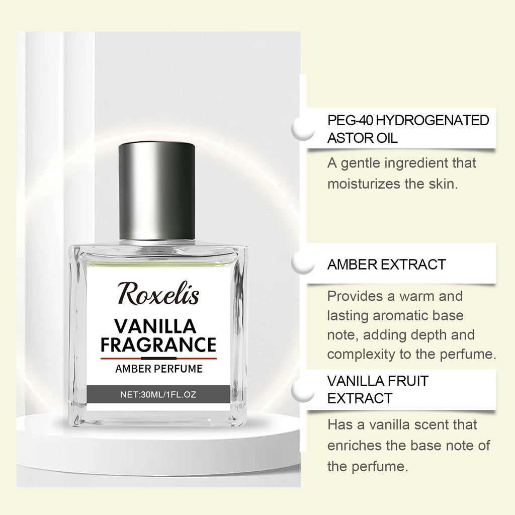 Eau de toilette Roxelis vanille et ambre
