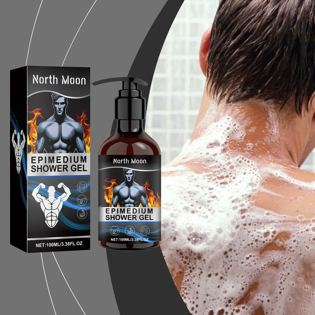 Gel douche North Moon pour homme