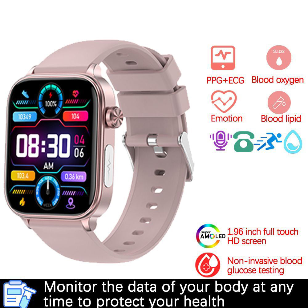 Montre connectée avec appels Bluetooth et écran tactile de 1,96 pouce