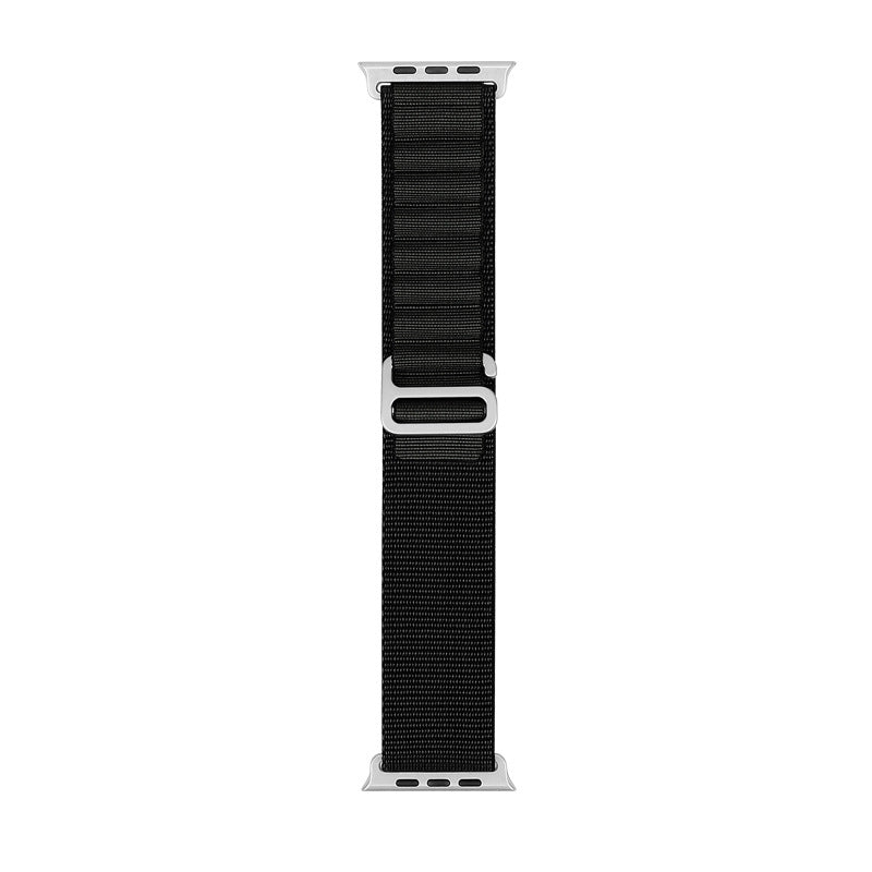 Bracelet de sport en nylon compatible Apple Watch, plusieurs coloris