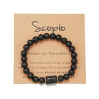 Bracelet de perles à motif du zodiaque