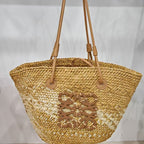 Sac de plage tissé en nylon – plusieurs coloris