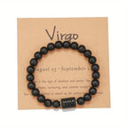 Bracelet de perles à motif du zodiaque