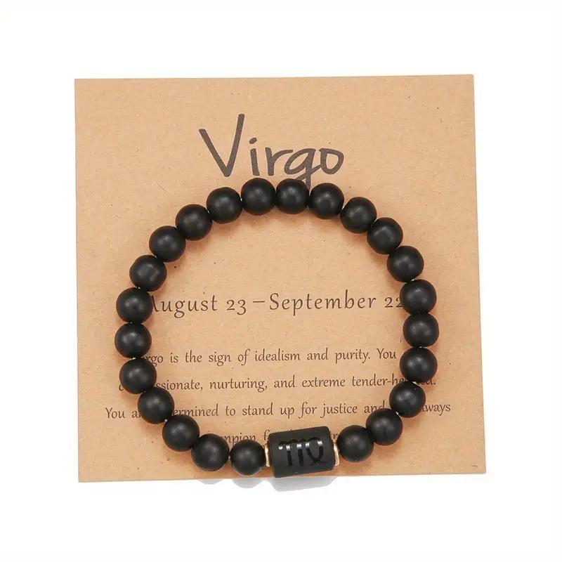 Bracelet de perles à motif du zodiaque