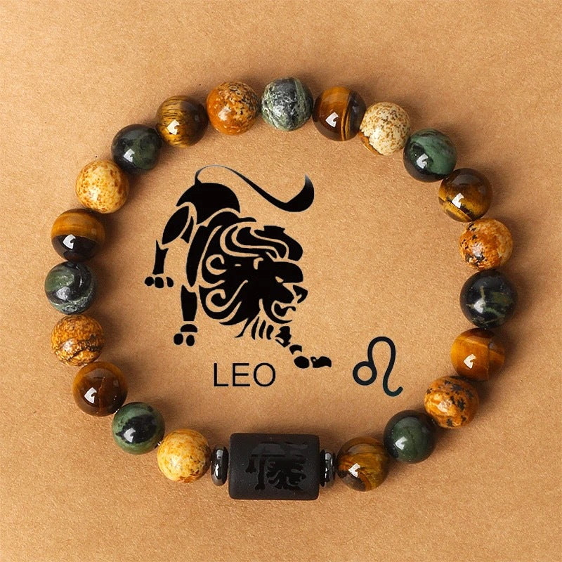 Bracelet de perles à motif du zodiaque