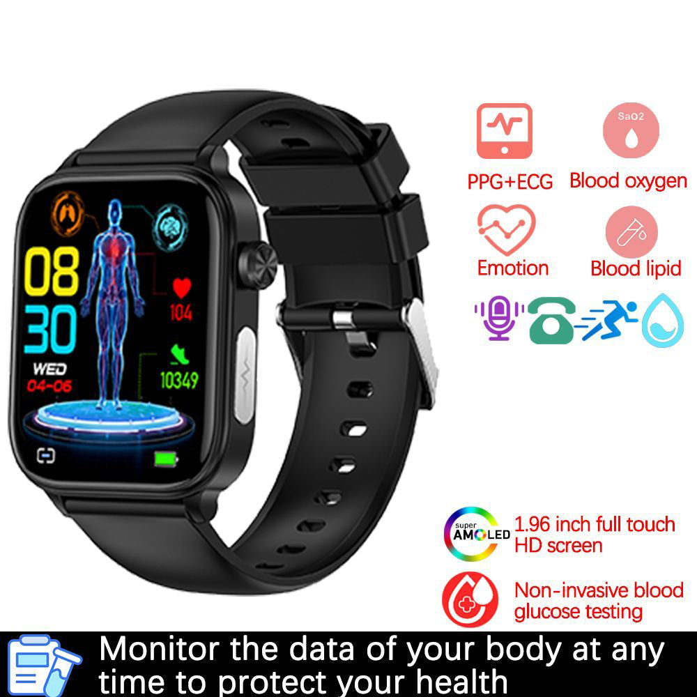 Montre connectée avec appels Bluetooth et écran tactile de 1,96 pouce