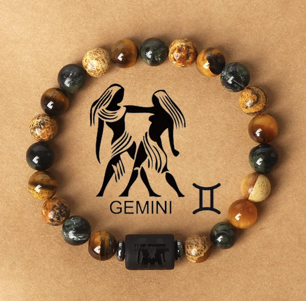 Bracelet de perles à motif du zodiaque