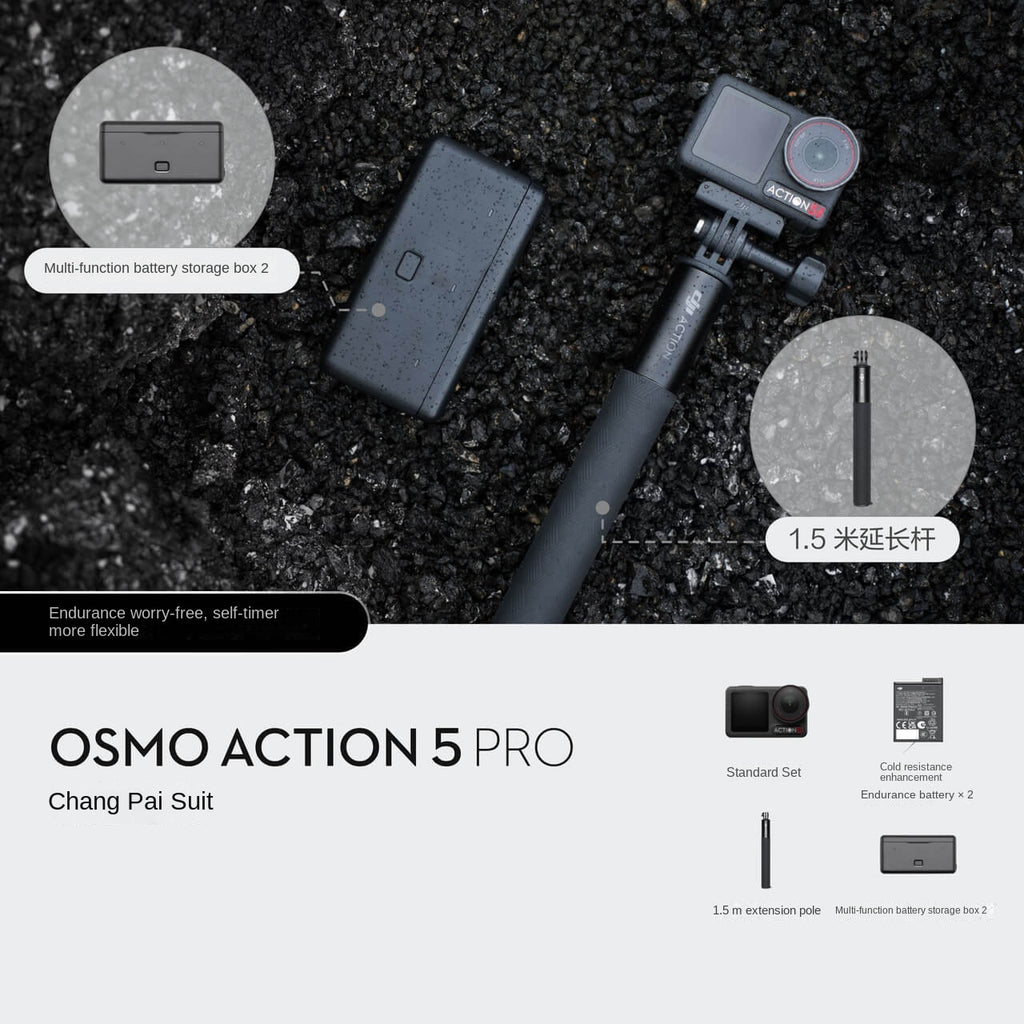 Caméra d’action Osmo Action 5 Pro pour voyages et vlogs