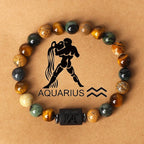 Bracelet de perles à motif du zodiaque