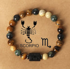 Bracelet de perles à motif du zodiaque