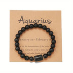 Bracelet de perles à motif du zodiaque