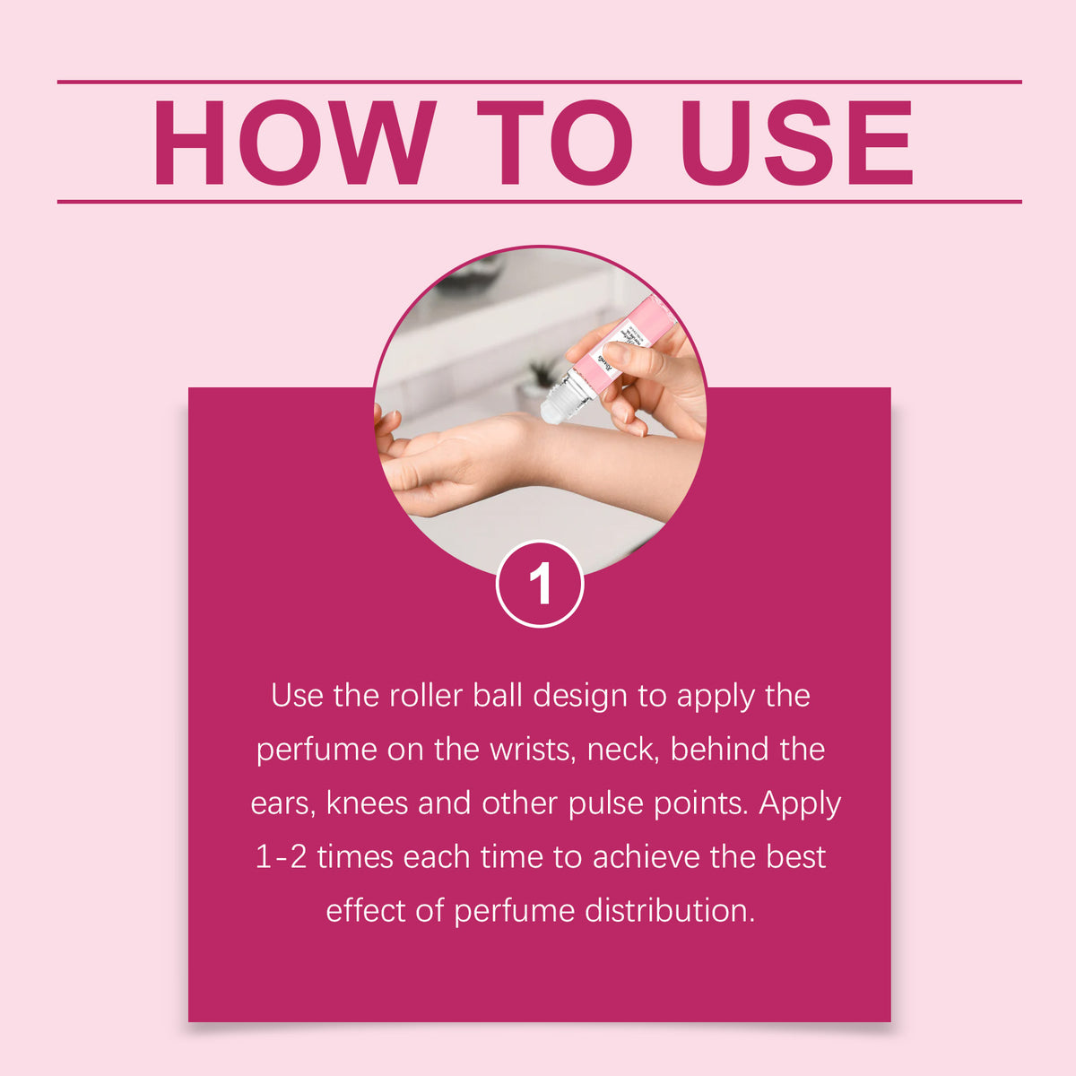 Parfum à bille Roxelis – accord de rose