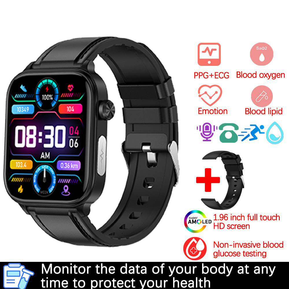 Montre connectée avec appels Bluetooth et écran tactile de 1,96 pouce