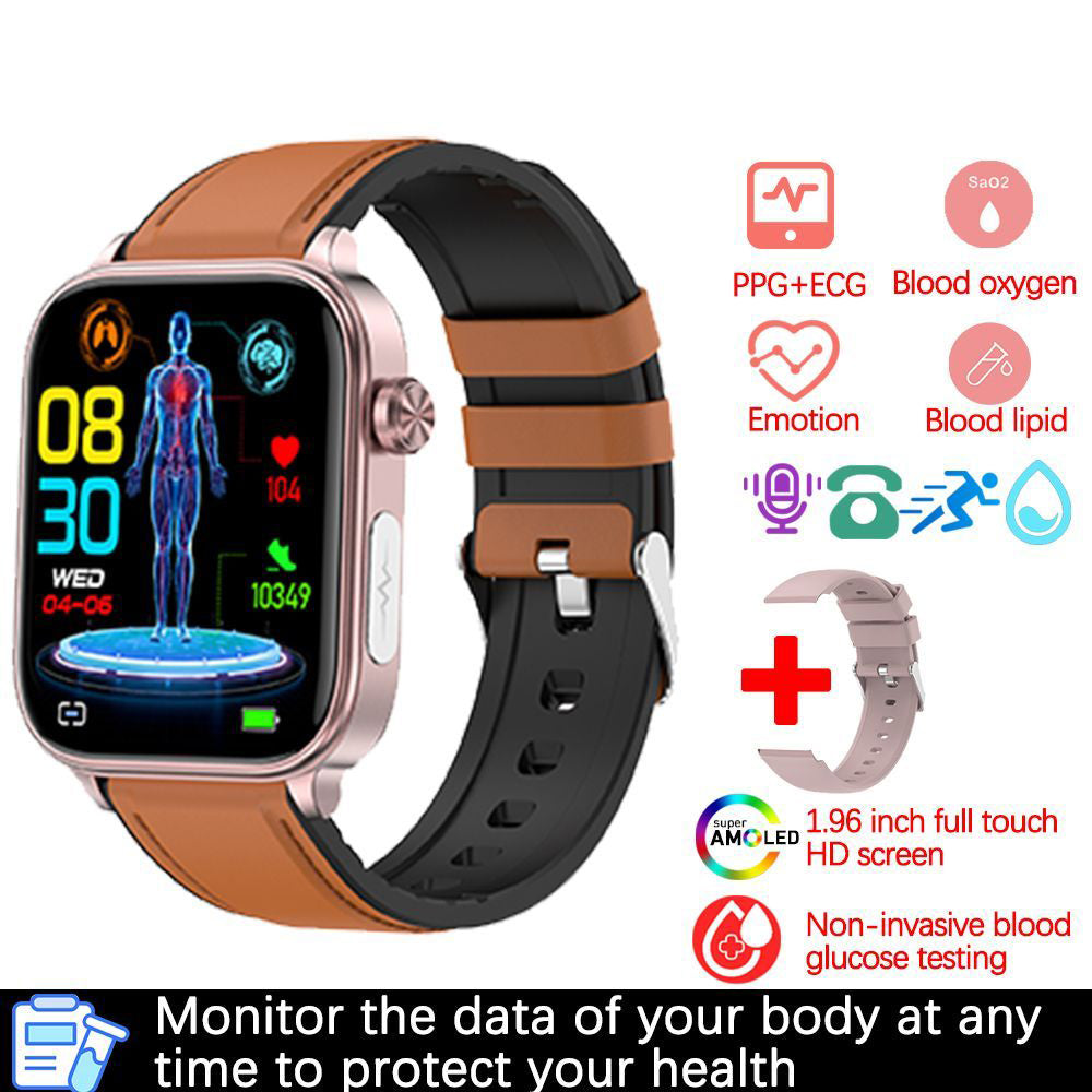 Montre connectée avec appels Bluetooth et écran tactile de 1,96 pouce