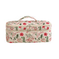 Pochette de voyage en polyester à double fermeture zippée
