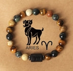 Bracelet de perles à motif du zodiaque