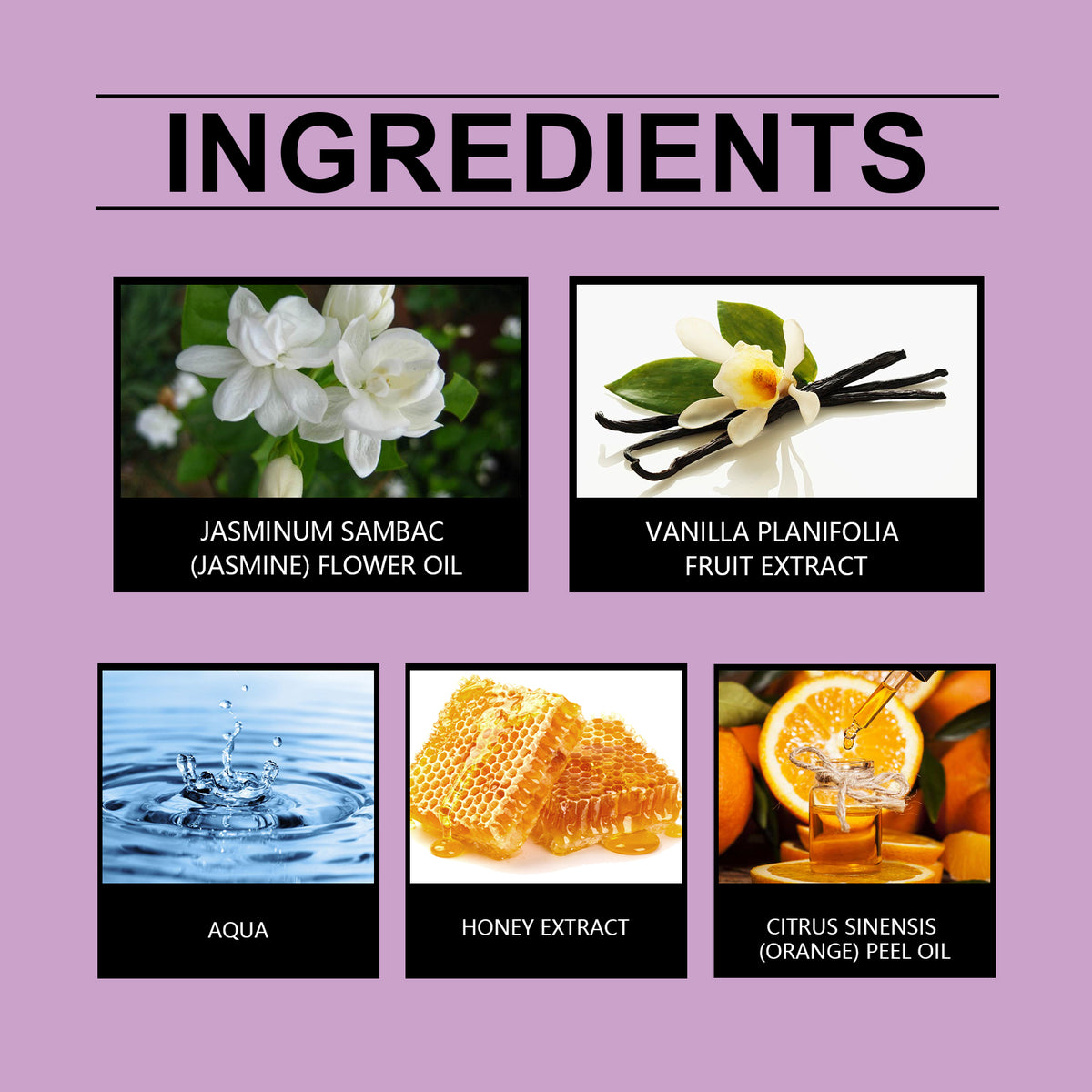 Brume parfumée Roxelis « Nectar et sucre candi »