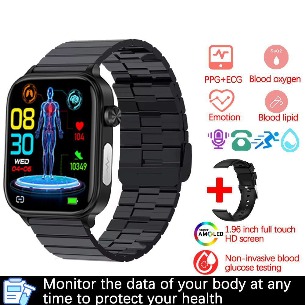 Montre connectée avec appels Bluetooth et écran tactile de 1,96 pouce