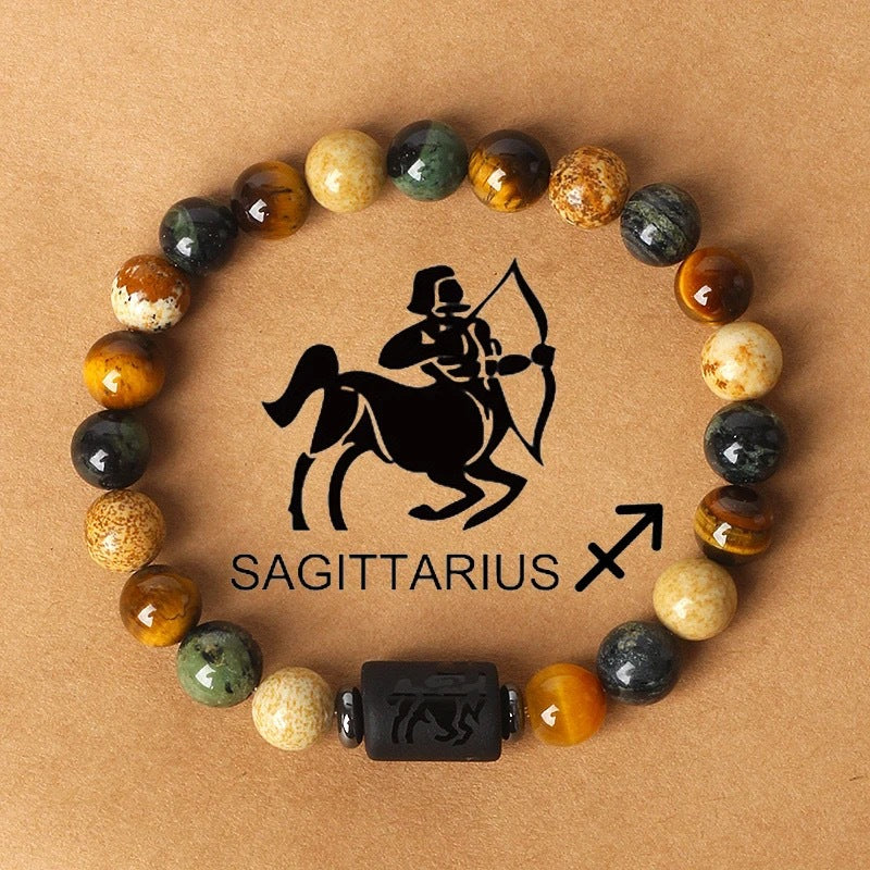 Bracelet de perles à motif du zodiaque