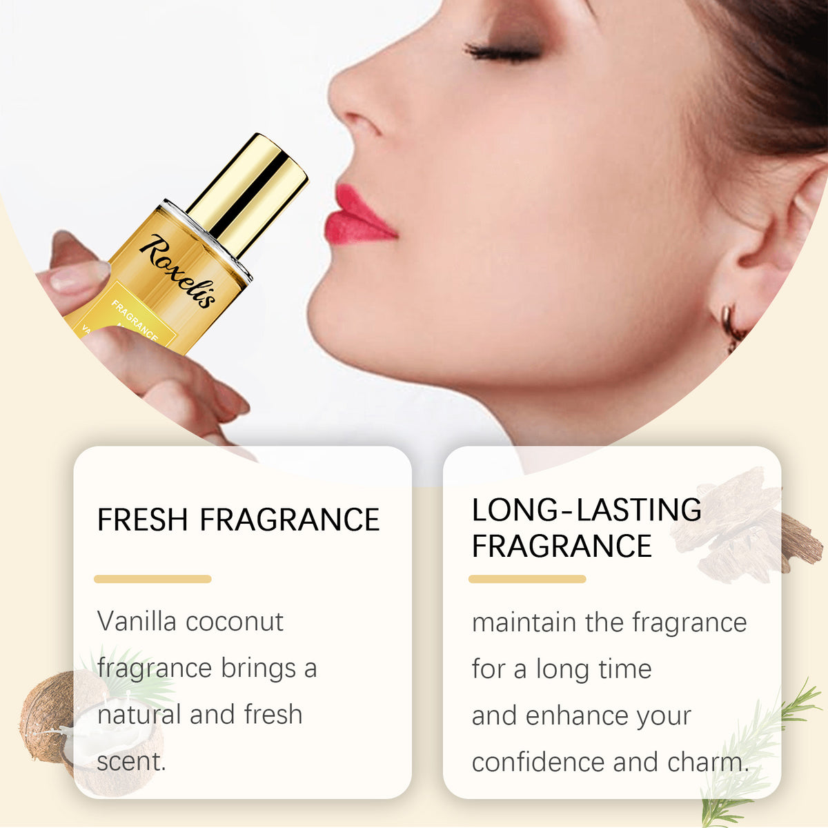 Brume parfumée Roxelis vanille et noix de coco