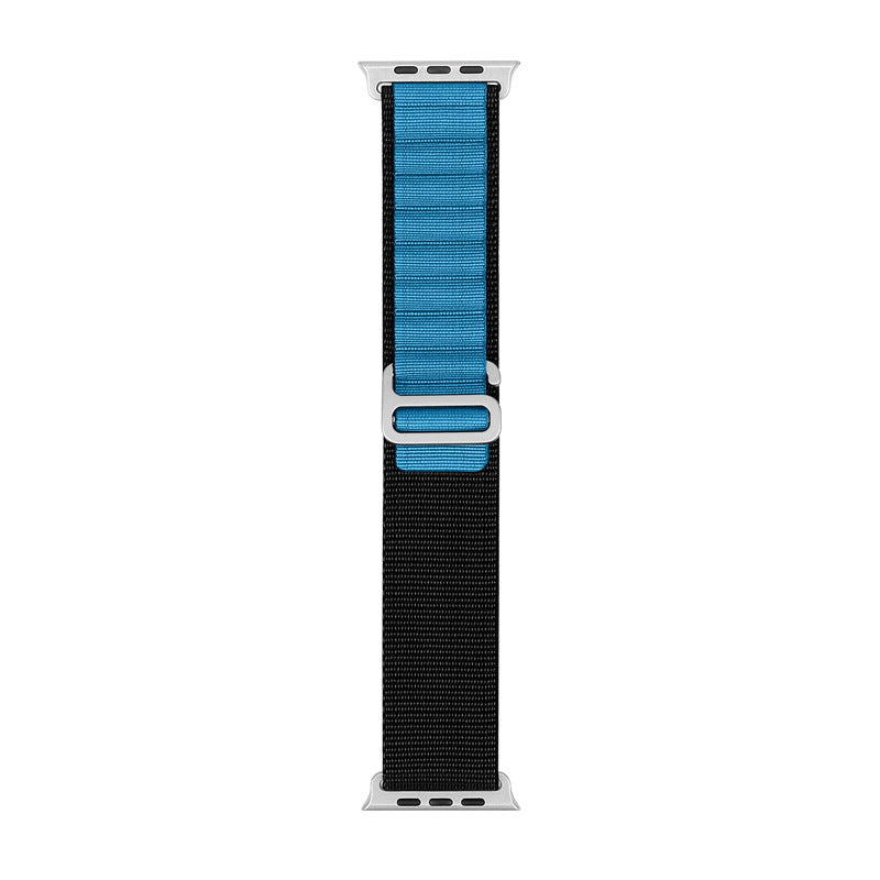Bracelet de sport en nylon compatible Apple Watch, plusieurs coloris