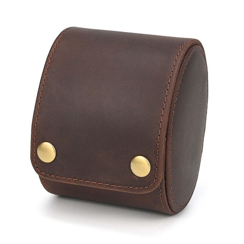Boîte de rangement pour montre, noir ou marron café