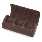 Boîte de rangement pour montre, noir ou marron café